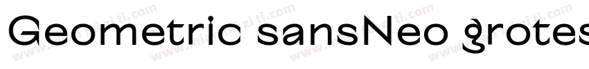 Geometric sansNeo grotesque sans字体转换